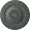 Ekena Millwork Lunel Ceiling Medallion (Fits Canopies up to 3 3/4"), 20 1/4"OD x 1 1/2"P, Athenian Green Crackle CM20LUAGC - alternate 1